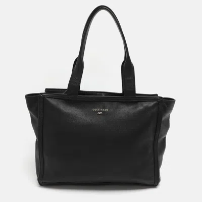 Cole Haan Black Leather Tote