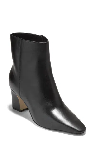 Cole Haan Blanche Leather Snip Toe Bootie In Blue