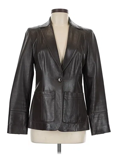 Pre-owned Cole Haan Blazer Jacket In Black