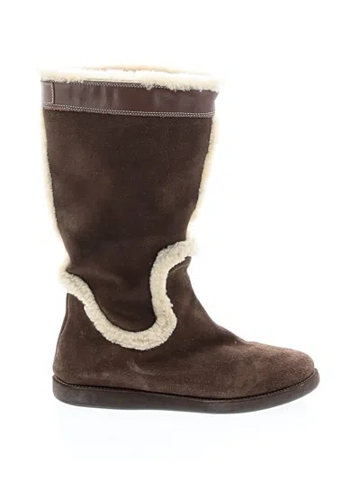 Pre-owned Cole Haan Boots In Brown