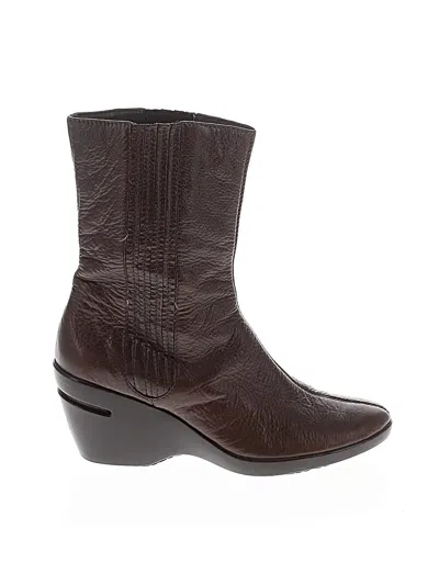 Pre-owned Cole Haan Boots In Brown