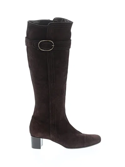 Pre-owned Cole Haan Boots In Brown
