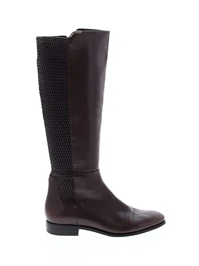 Pre-owned Cole Haan Boots In Burgundy