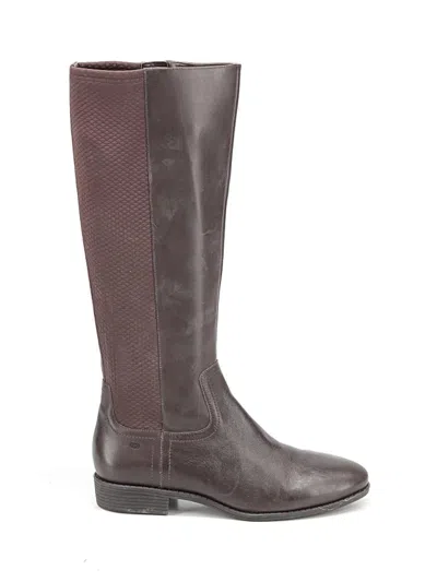 Pre-owned Cole Haan Boots In Burgundy