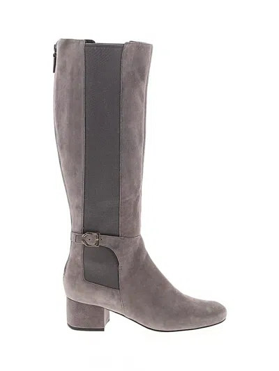 Pre-owned Cole Haan Boots In Gray