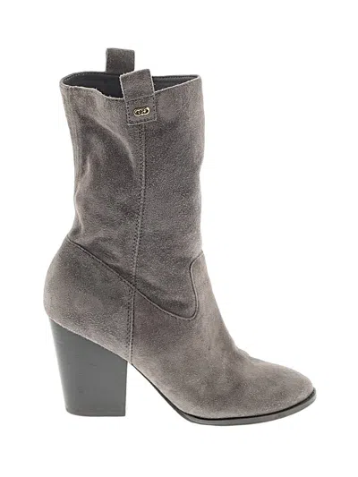 Pre-owned Cole Haan Boots In Gray