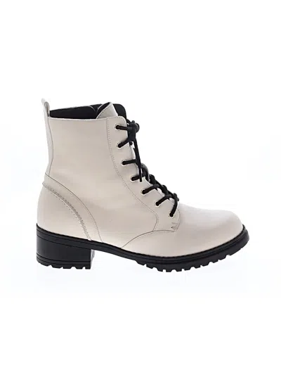 Pre-owned Cole Haan Boots In White