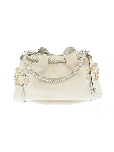 Pre-owned Cole Haan Bucket Bag In Ivory