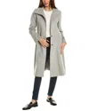 COLE HAAN COLE HAAN BUTTON FRONT WOOL-BLEND COAT
