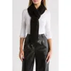 Cole Haan Cable Knit Scarf In Black