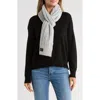 Cole Haan Cable Knit Scarf In Gray