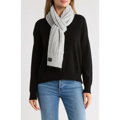 Cole Haan Cable Knit Scarf In Gray