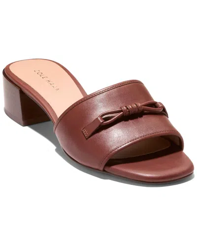 Cole Haan Cailyn Bow Mule Leather Sandal