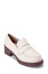 Cole Haan Camea Lug Sole Penny Loafer In Ivory Leather