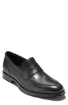 Cole Haan Carnegie Penny Loafer In Black Black