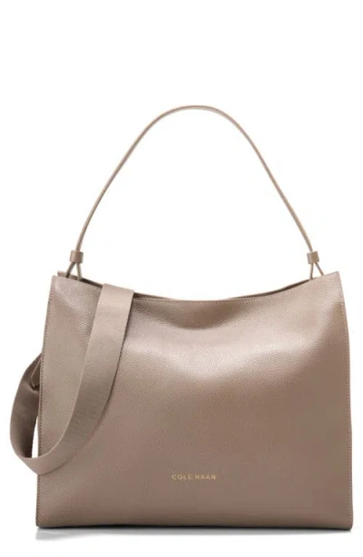 Cole Haan Carryall Leather Satchel In Irish Coffee
