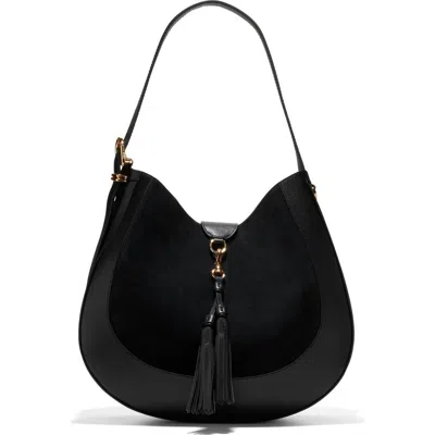 Cole Haan Catarina Large Hobo Bag In Black