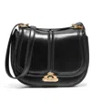 Cole Haan Celenea Mini Saddle Satchel Bag In Black