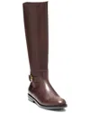 Cole Haan Celestina Leather Riding Boot In Brown