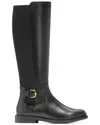 Cole Haan Celestina Leather Riding Boot In Black