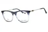Cole Haan Ch4520 Rectangular Acetate Eyeglasses In Blue