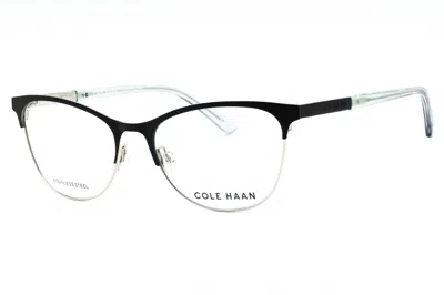 Cole Haan Ch5051 Cat Eye Metal Frame Eyeglasses In Black
