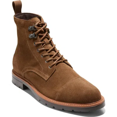 Cole Haan Chamberlain Cap Toe Boot In Brown