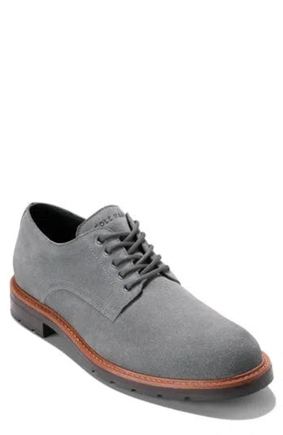 Cole Haan Chamberlain Grand Plain Toe Derby In Gray