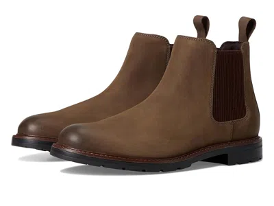 Cole Haan Chamberlin Grand Chelsea Boots Men's Boots Truffle Nubuck/black Water Resistant: 8.5 D - Medium, Lea