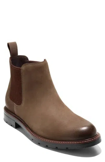 Cole Haan Chamberlin Grand Water Resistant Chelsea Boot In Brown