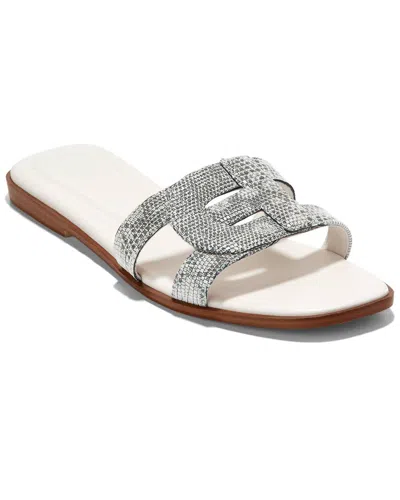 Cole Haan Chrisee Leather Sandal In Gray