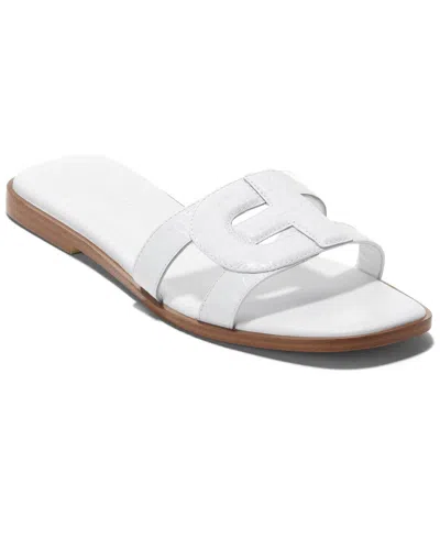 Cole Haan Chrisee Leather Sandal In White