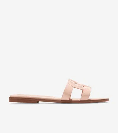 Cole Haan Chrisee Slide Sandals In Beige
