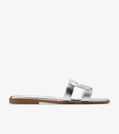 Cole Haan Chrisee Sandal In Silver