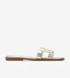COLE HAAN COLE HAAN WOMEN'S CHRISEE SANDAL - GOLD SIZE 8.5