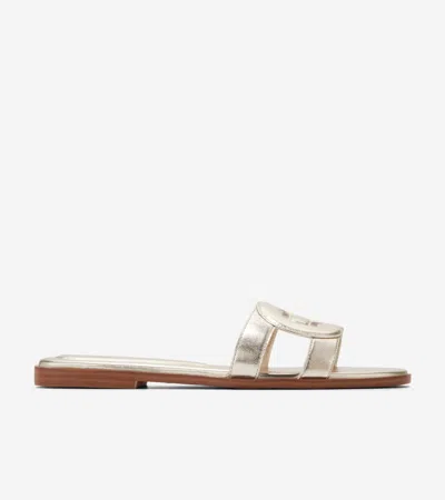 COLE HAAN COLE HAAN WOMEN'S CHRISEE SANDAL - GOLD SIZE 8.5
