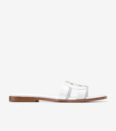 Cole Haan Chrisee Sandal In White Croc