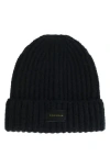 Cole Haan Chunky Cuff Beanie In Black