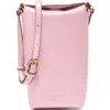 Cole Haan Clarisse Leather Phone Crossbody Bag In Blue