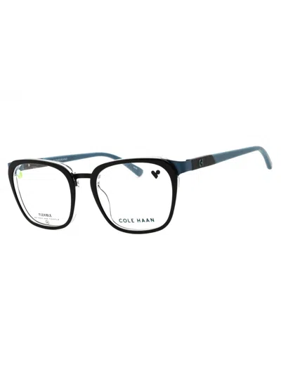 Cole Haan Classic Rectangular Eyeglasses - Unisex Design In Black
