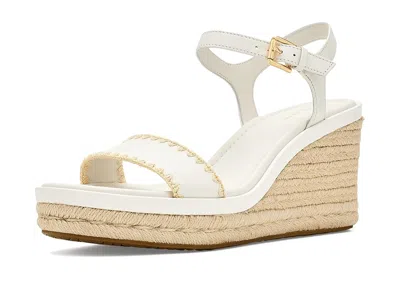 Cole Haan Cloudfeel Asbury Espadrille Wedge Sandals In White