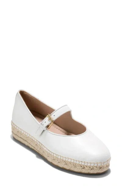 Cole Haan Cloudfeel Asbury Mary Jane Flat In White