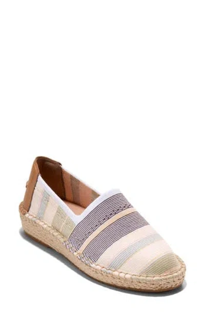 Cole Haan Cloudfeel Stitchlite Espadrille Flat In Bali Stripe Stitchlite