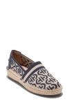 Cole Haan Cloudfeel Stitchlite Espadrille Flat In Double Navy Blazer/oat Stitch
