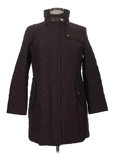 Pre-owned Cole Haan Coat In Burgundy