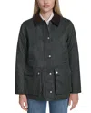 Cole Haan Waxed Cotton Hunter Jacket In Green