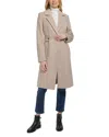 Cole Haan Slick Wool Blend Coat In Bone