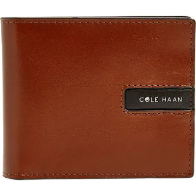 Cole Haan Colorblock Billfold Wallet In Brown