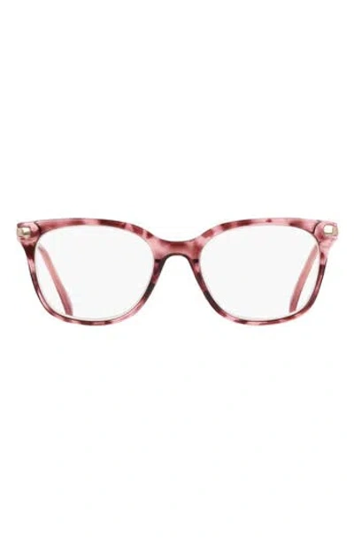 Cole Haan Combo Core 51mm Cat Eye Reading Glasses In Pink