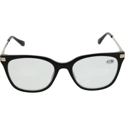 Cole Haan Combo Core 51mm Cat Eye Reading Glasses In Black